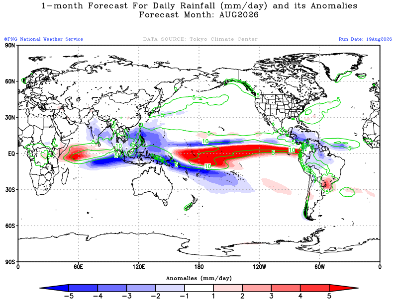 PNGNWS 3-month rainfall outlook global domain